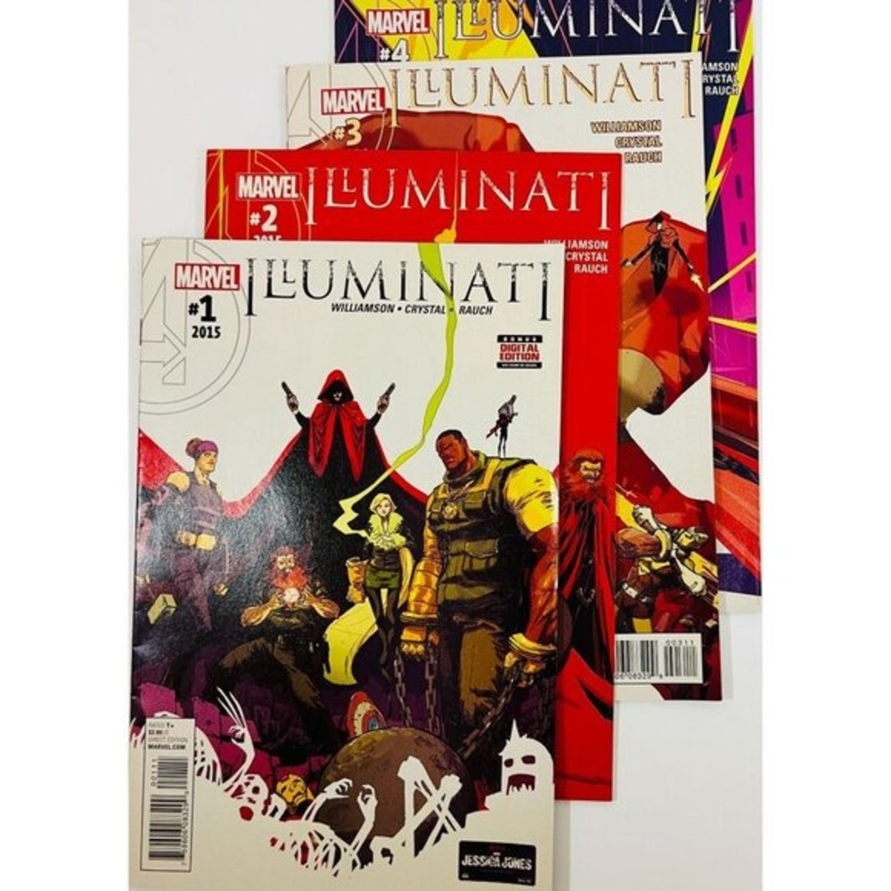 Marvel Comics Illuminati Issues #1 2 3 4‎ Full Set 2015 2016 Digital Edition